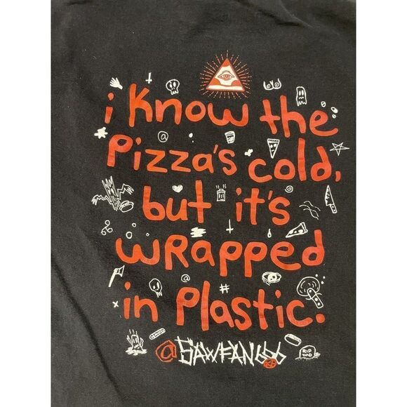 Pizzaboyz Graphic T-shirt Men Medium Black Short Sleeve - Picture 4 of 6